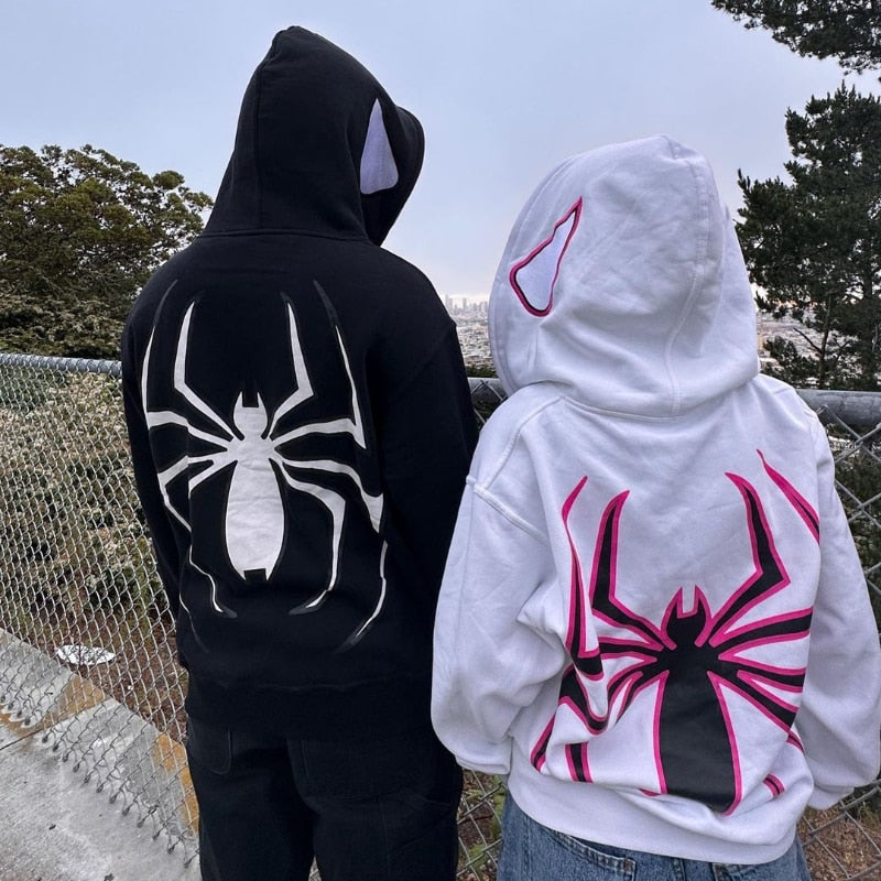 Spider Punk Zip Hoodie Non VIP Offer