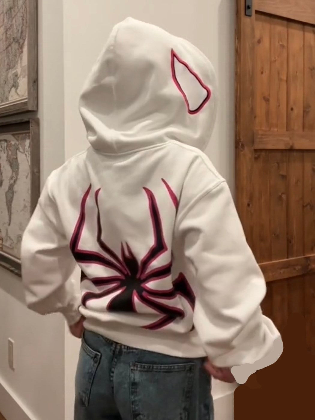 Spider Punk Zip Hoodie