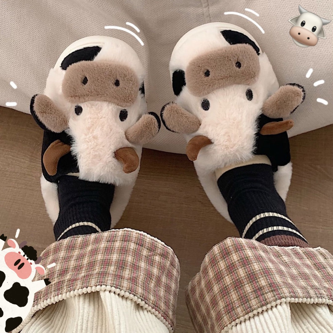 Cow Cutesies Slippers